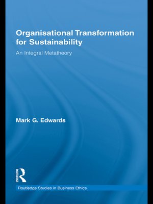 cover image of Organizational Transformation for Sustainability